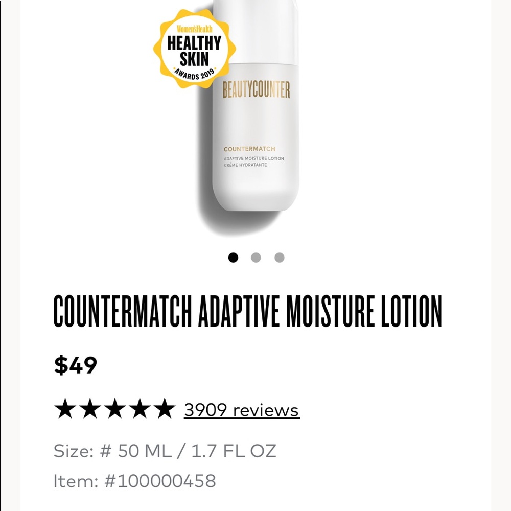 BC countermatch adaptive moisture lotion.